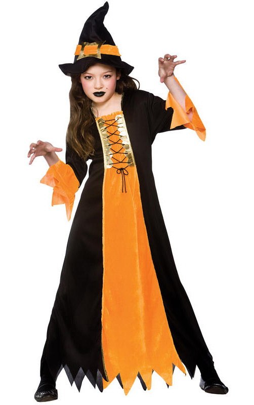 Kids Girl Witch Costume