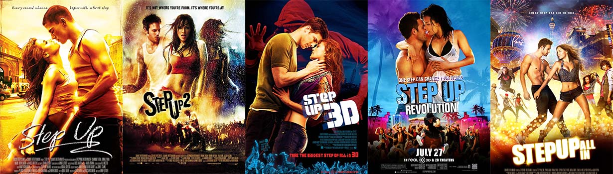 Step Up dance movie series poster