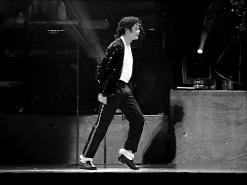 Michael Jackson moonwalk gif animation