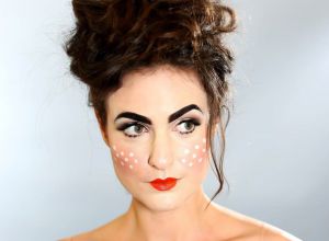 female-halloween-dots-makeup